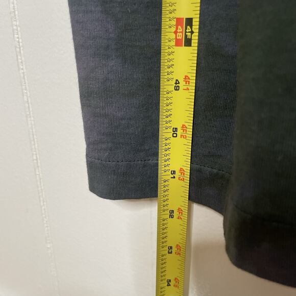 NWT Maxi Dress S Cotton Long Sleeve Block Print Tie Dye Lagenlook Boho Hippie - Picture 11 of 11